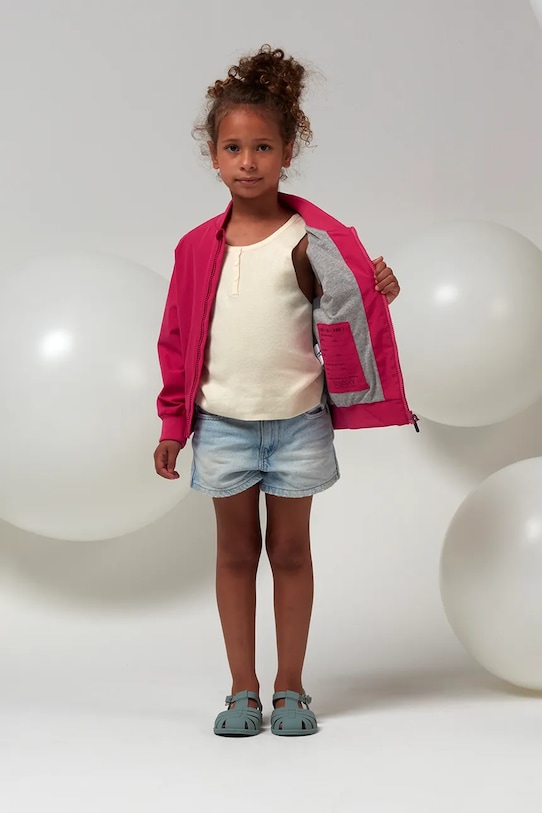 Gosoaky kurtka bomber dziecięca BRIGHT MONKEY 251.9.1.588 różowy