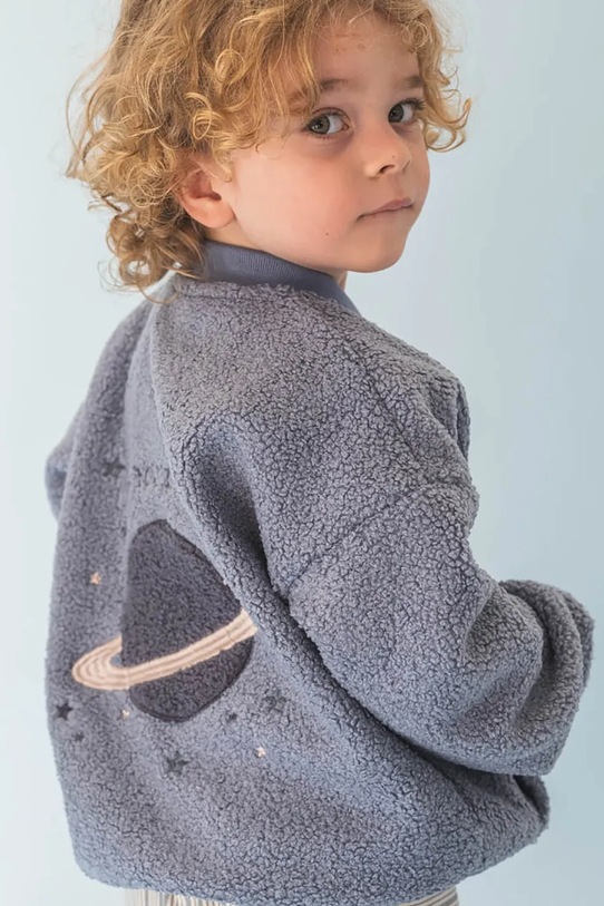 That's mine kurtka bomber dziecięca Ville bez kaptura niebieski 158799