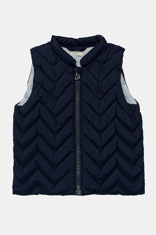 United Colors of Benetton vestă cu captuseala bleumarin 2WU0AJ005.W.Seasonal