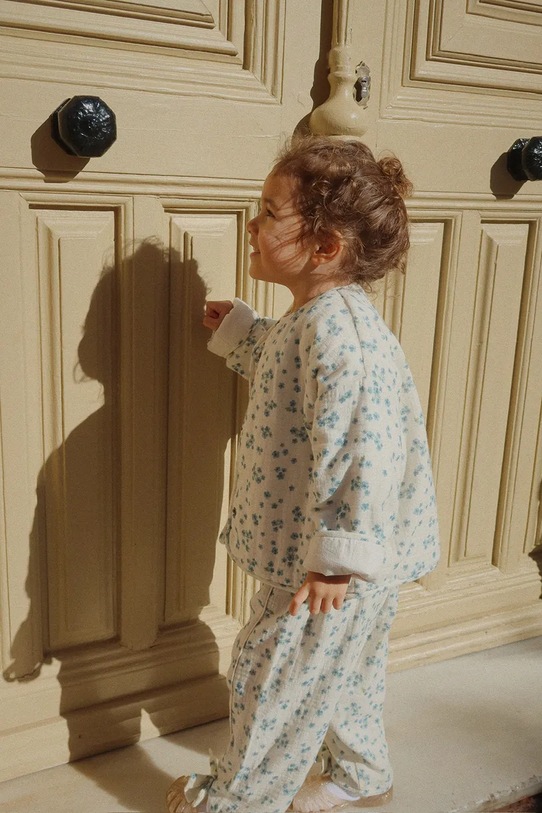 Konges Sløjd kurtka bawełniana dziecięca RHW X KS MIOBLU JACKET bez kaptura beżowy KS103613