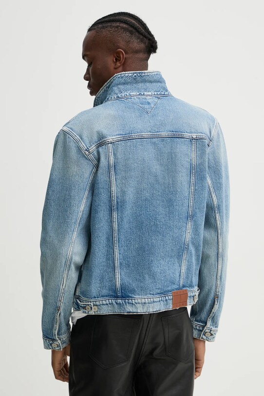 Îmbrăcăminte Tommy Jeans geacă din denim DM0DM21098 albastru
