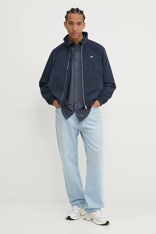 Tommy Jeans geaca DM0DM20655 bleumarin SS25