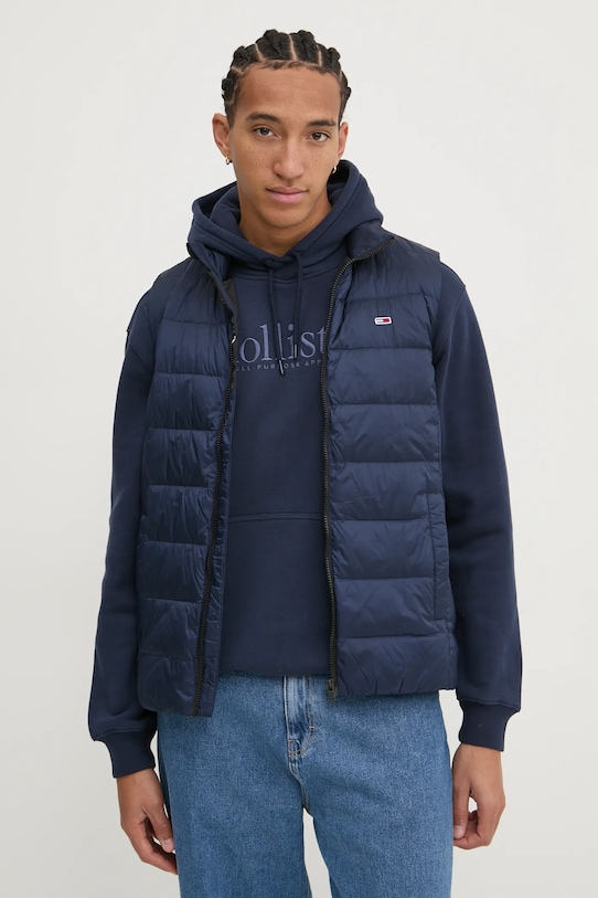 Αμάνικο από πούπουλα Tommy Jeans σκούρο μπλε DM0DM20663