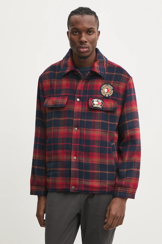 Tommy Jeans geaca cu captuseala bleumarin DM0DM21267