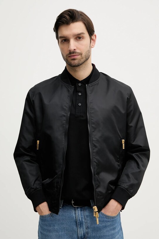 Яке бомбър с две лица Armani Exchange бомбър черен XM000189.AF12011