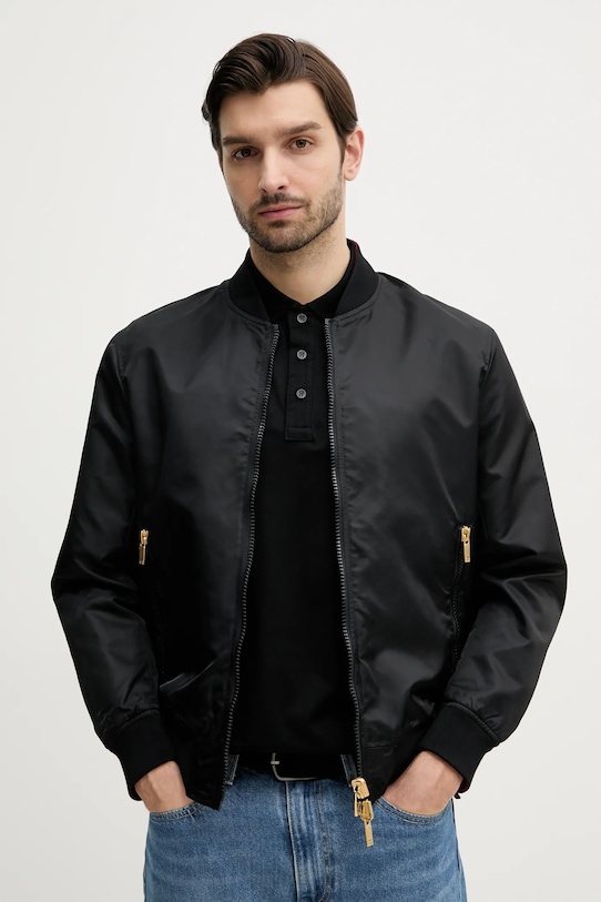 Двостороння куртка-бомбер Armani Exchange з підкладкою чорний XM000189.AF12011