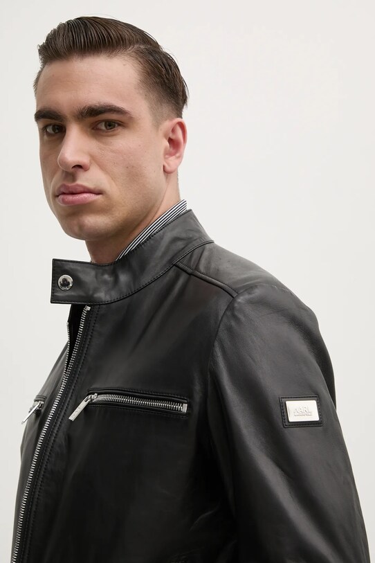 Шкіряна куртка Karl Lagerfeld 551420.555083 чорний
