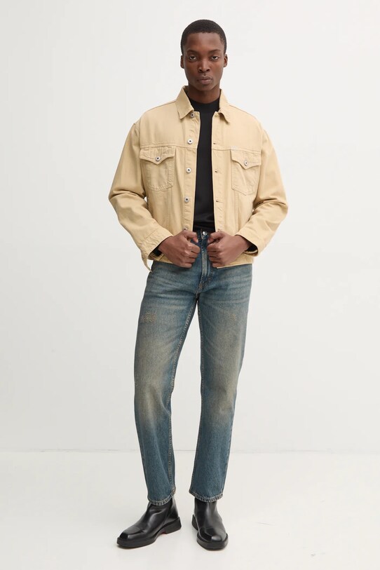 HUGO Blue kurtka jeansowa 50533725 beżowy SS25