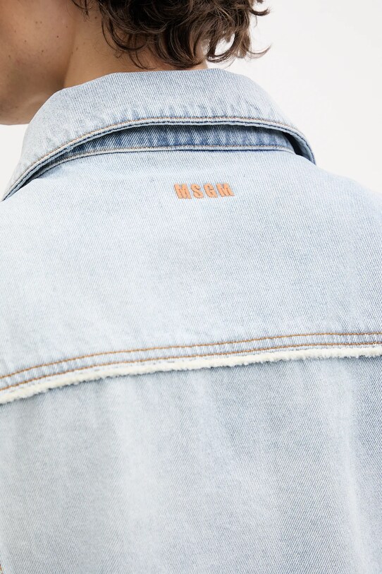 MSGM giacca di jeans 3840MH233.257089 blu