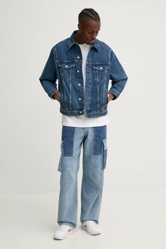 Джинсовая рубашка Karl Lagerfeld Jeans A1M14017 голубой SS25