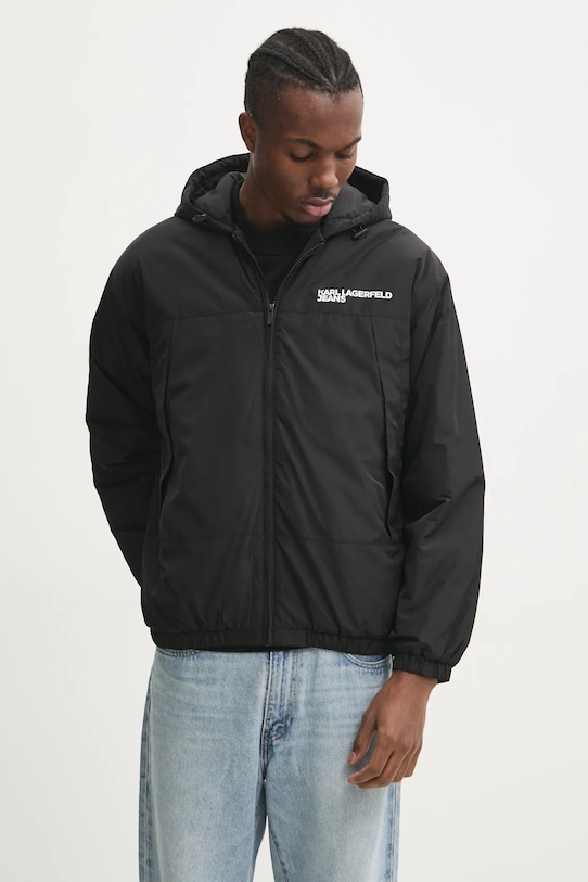 Karl Lagerfeld Jeans kurtka pozostałe czarny A1M15006