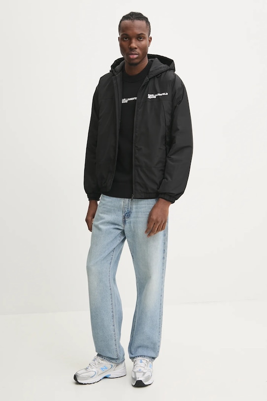 Karl Lagerfeld Jeans kurtka A1M15006 czarny SS25