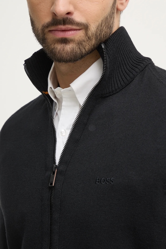 Boss Orange pulover 50501750 negru