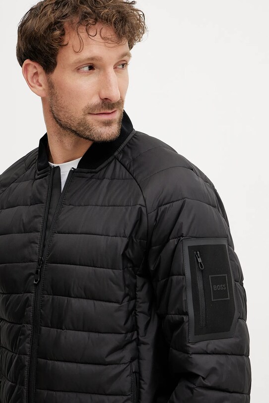 BOSS Green geaca bomber negru 50529693