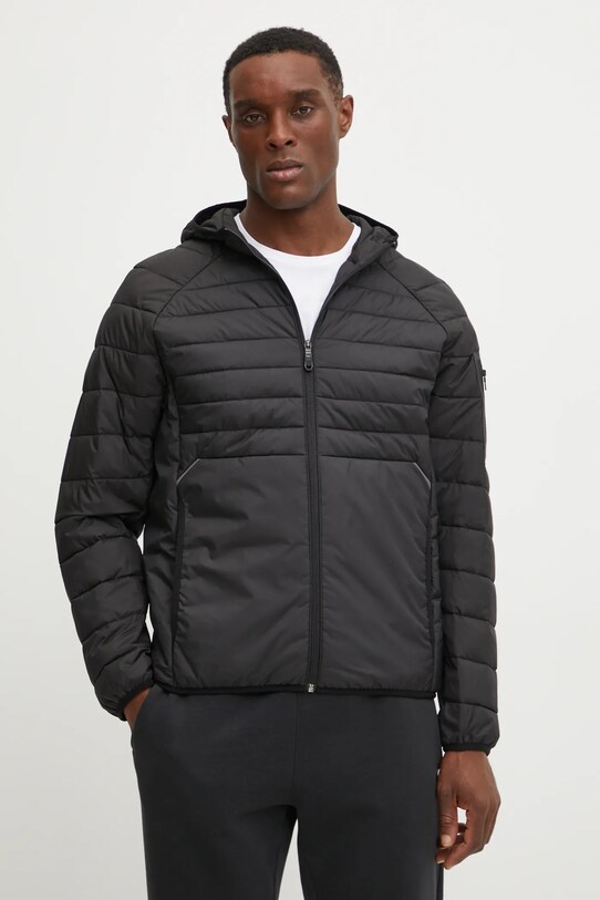 BOSS Green geaca necaptusit negru 50542777