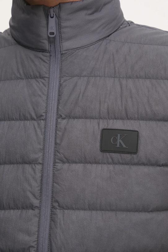 Péřová vesta Calvin Klein Jeans J30J326718 šedá