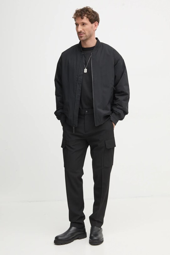 Bomber bunda Calvin Klein 00040EM567 černá SS25