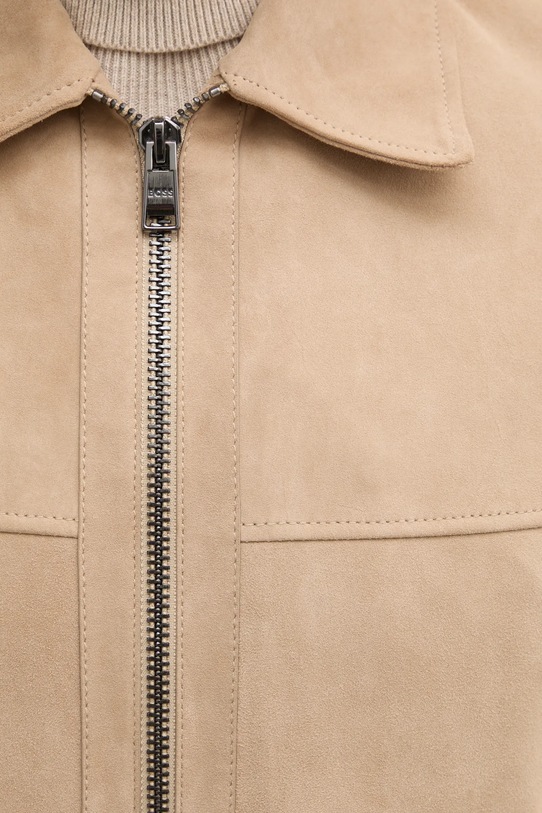 Semišová bunda BOSS 50528014 béžová