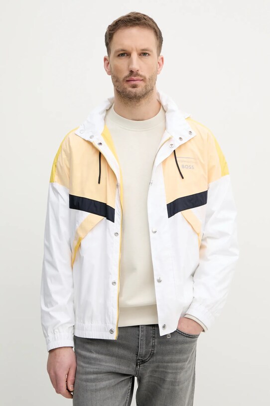 Куртка BOSS с капюшоном жёлтый 50531386