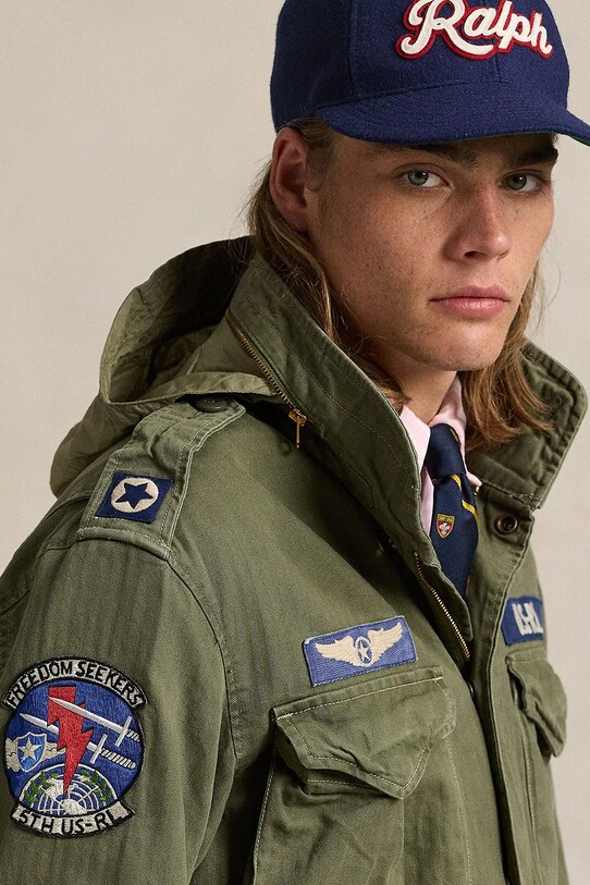 Polo Ralph Lauren pamut kabát 710961616 zöld