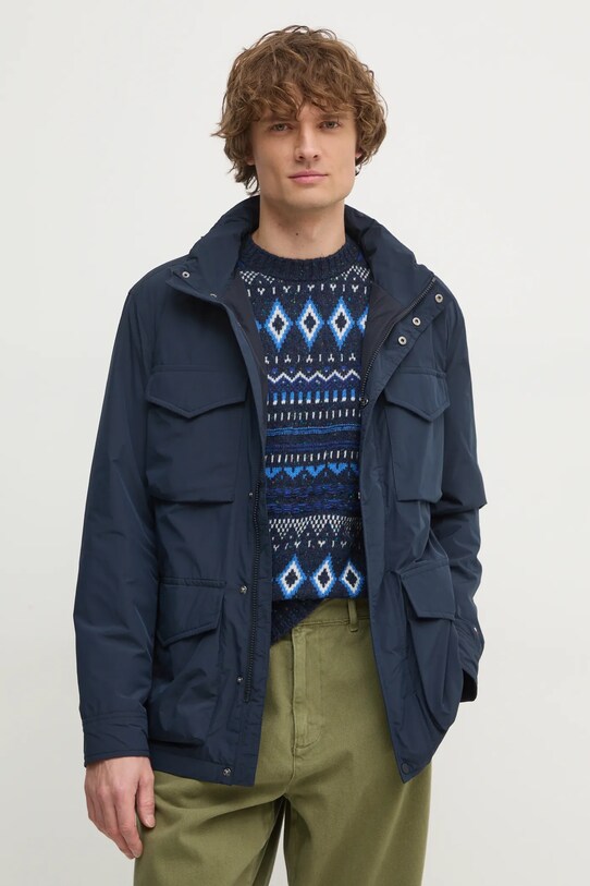 Tommy Hilfiger kurtka pozostałe granatowy MW0MW37632