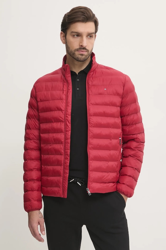 Tommy Hilfiger rövid kabát enyhén szigetelt piros MW0MW37634