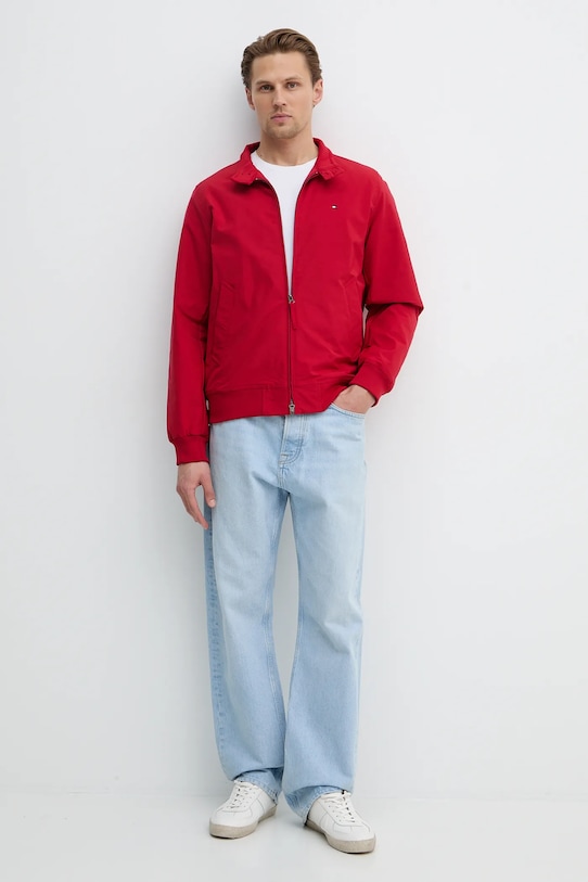 Bunda Tommy Hilfiger MW0MW37647 červená SS26