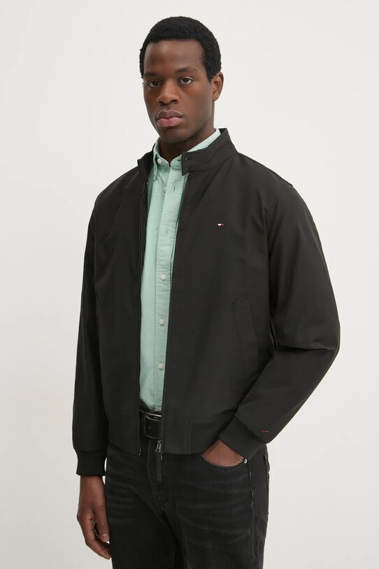 Tommy Hilfiger kurtka bez kaptura czarny MW0MW37647