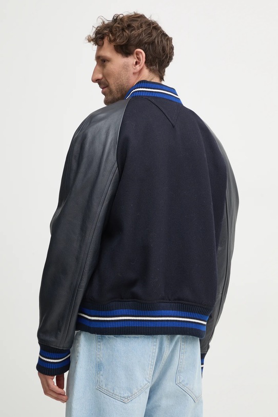 Odzież Tommy Hilfiger kurtka MW0MW37735 granatowy