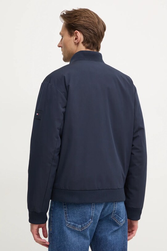 Odzież Tommy Hilfiger kurtka bomber MW0MW37789 granatowy