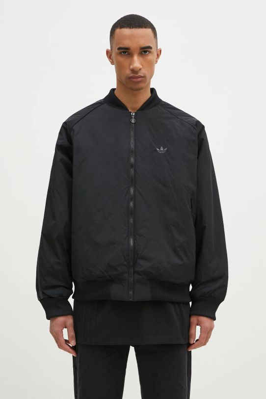 Куртка-бомбер adidas Originals OS BOMBER без капюшона чёрный JC7546