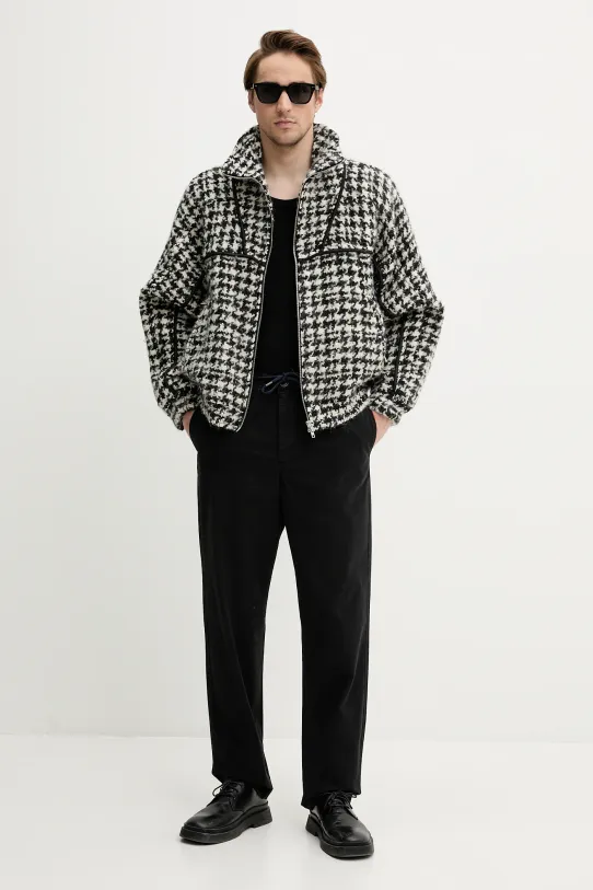 Bunda s příměsí vlny IRO MP137WYAT černá SS25