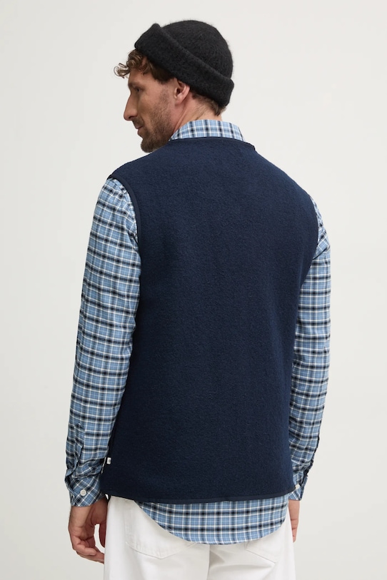 Одежда Кашемировый жилет Samsoe Samsoe M24400007 тёмно-синий