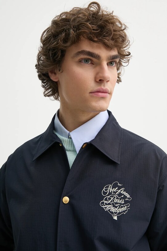 Drôle de Monsieur geaca La Veste Slogan Vignes bleumarin F.JT209.PA012.NY