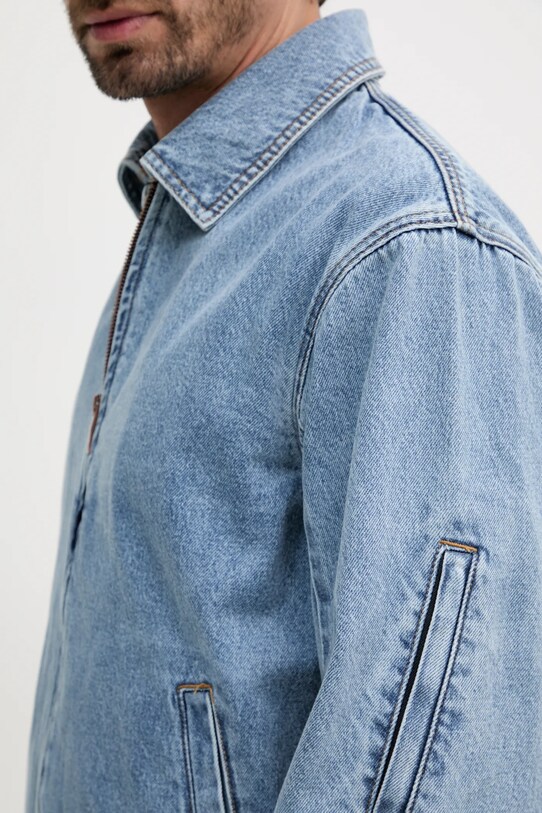 Armani Exchange kurtka jeansowa XM000383.AF13367 niebieski