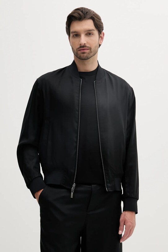 Двостороння куртка-бомбер Armani Exchange з підкладкою чорний XM000390.AF13170