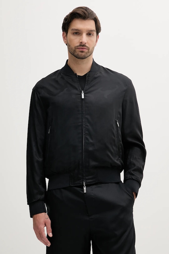Armani Exchange geacă bomber cu doua fete negru XM000390.AF13170