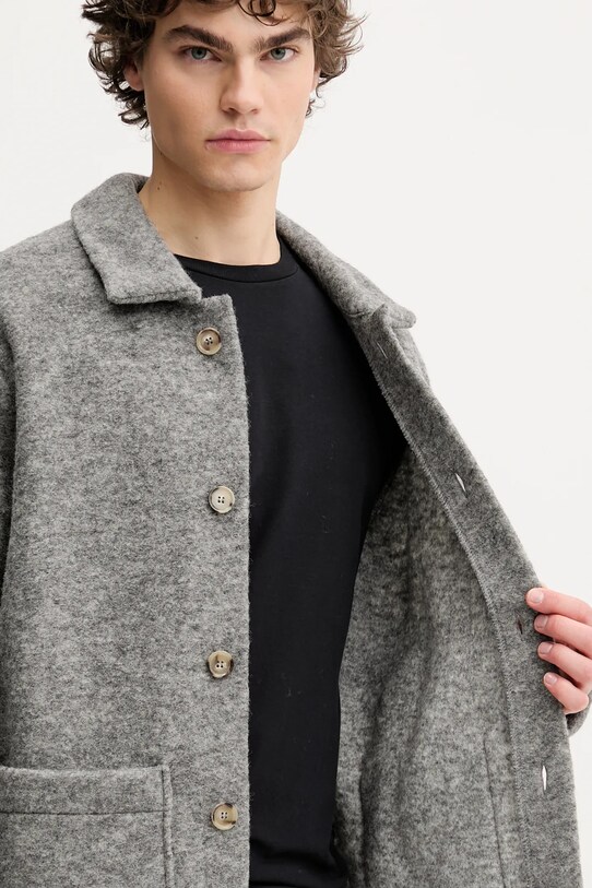 A.P.C. kurtka koszulowa wełniana veste thais WOAQS.M02912