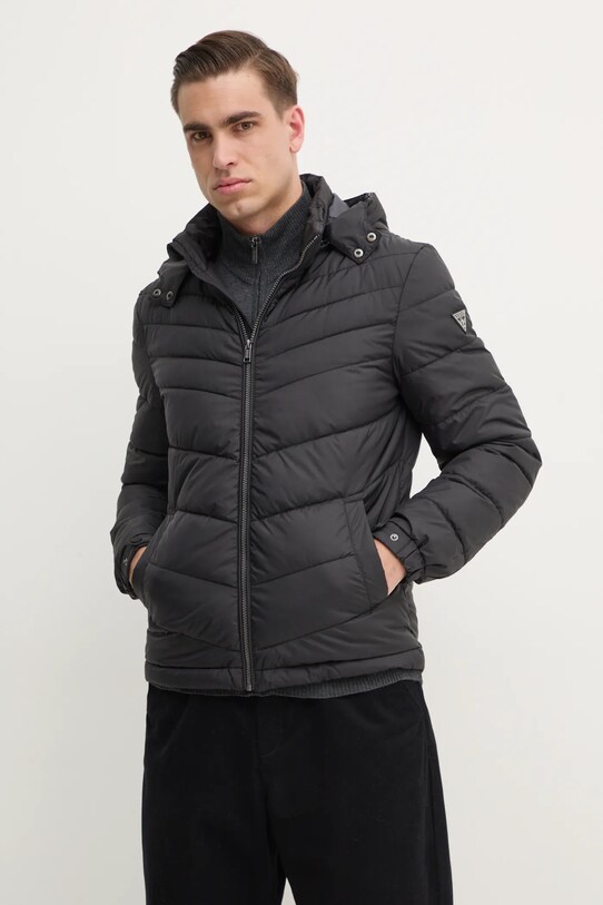 Куртка Guess чорний M5RL45.WCQA2