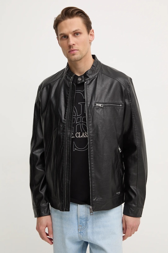 Jakna Guess S podlogo črna M5RL00.WGU60