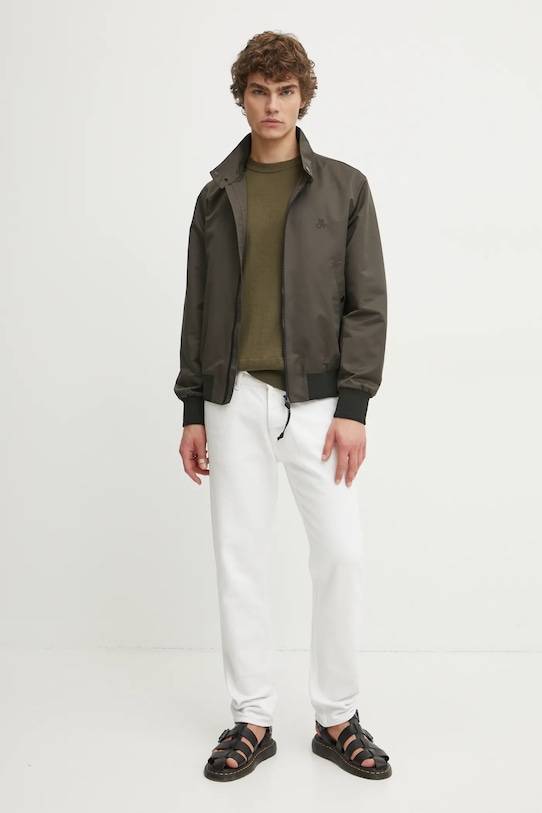 Marc O'Polo kurtka 520024970212 zielony SS25