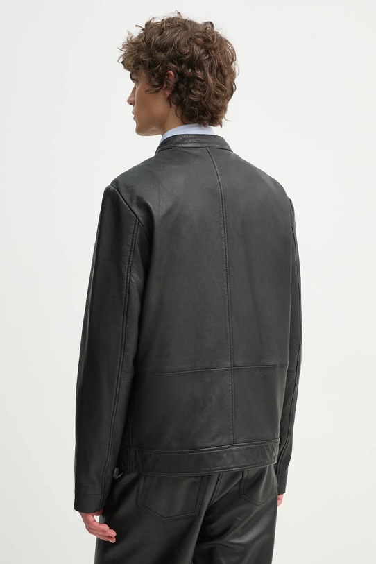 Odzież Marc O'Polo kurtka skórzana 520700673002 czarny