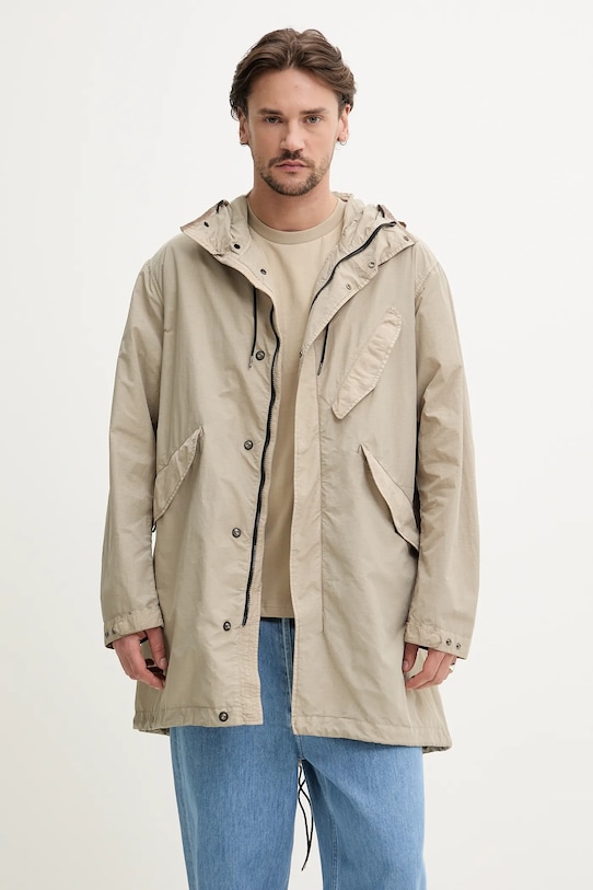 C.P. Company parka bézs 18CMOW064A005991G
