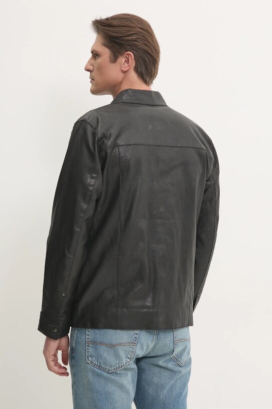 Oblečenie Kožená bunda Pepe Jeans MOORE V2 PM403059 čierna