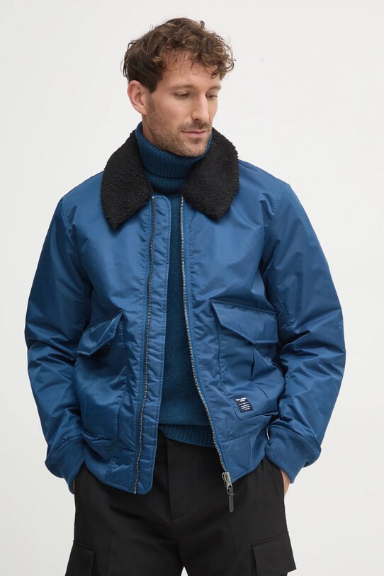 Pepe Jeans geaca MELVIN cu captuseala albastru PM403060