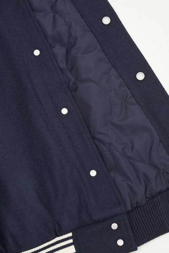 Vlněná bomber bunda Represent Owners Club Varsity Jacket MLM100231.11 námořnická modř