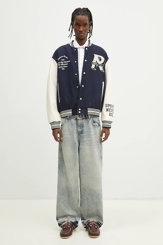 Vlněná bomber bunda Represent Owners Club Varsity Jacket MLM100231.11