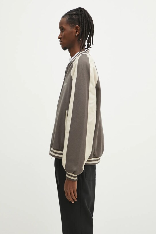 Vunena bomber jakna Represent Raglan Varsity Jacket MLM1803.46 zelena SS25