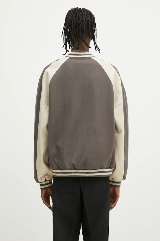 Odjeća Vunena bomber jakna Represent Raglan Varsity Jacket MLM1803.46 zelena