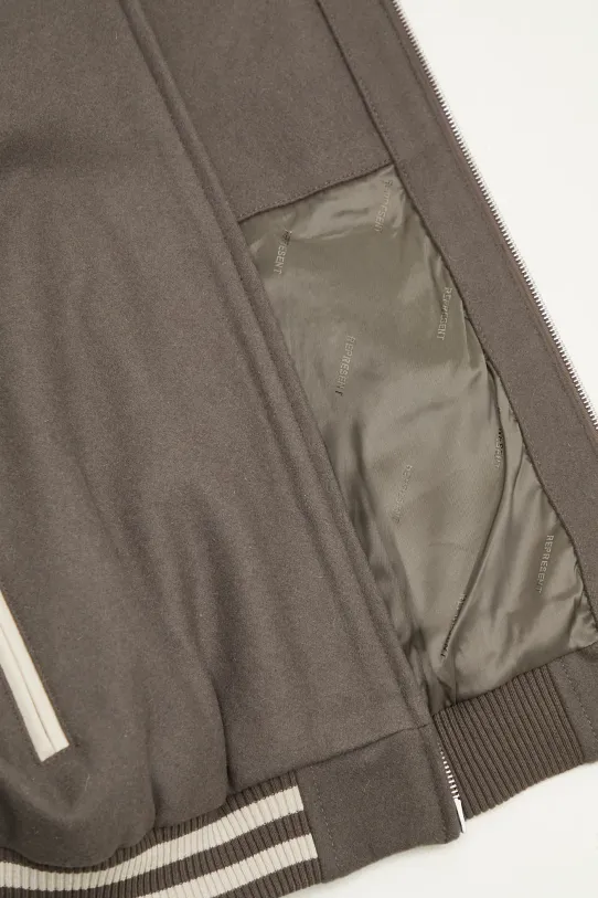 Vunena bomber jakna Represent Raglan Varsity Jacket zelena MLM1803.46